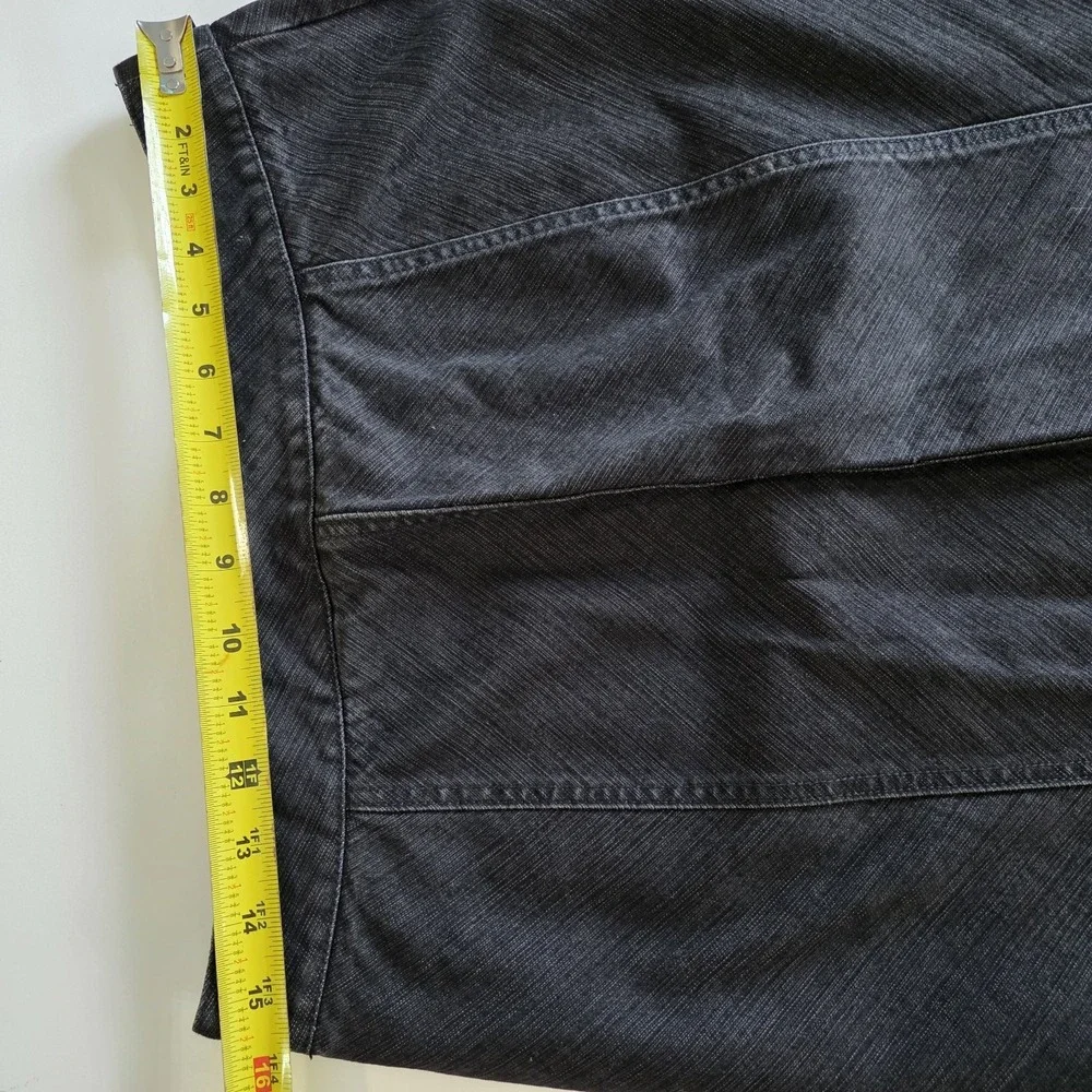Black Denim long‎ Skirt women's 6